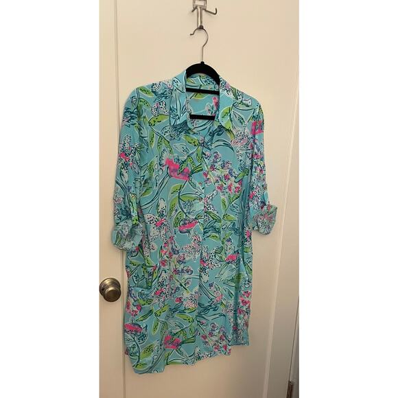 Lilly Pulitzer NWT Lillith Tunic Dress: Sway this Way Size M - Picture 2 of 8
